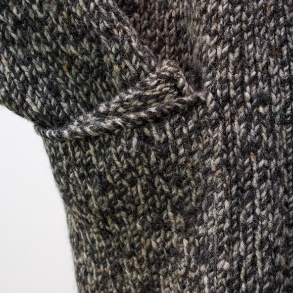 R13 AW/21 Grey Oversized Lapel Sweater Coat - Picture 8 of 14